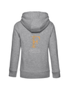 FOR PLEASURE MIT GOLDENEM BUCHSTABEN  DAMEN ZIPPED HOODIE | PERSONALISIERBAR MIT DEINEM EIGENEN PFERDE- ODER TIERNAMEN
