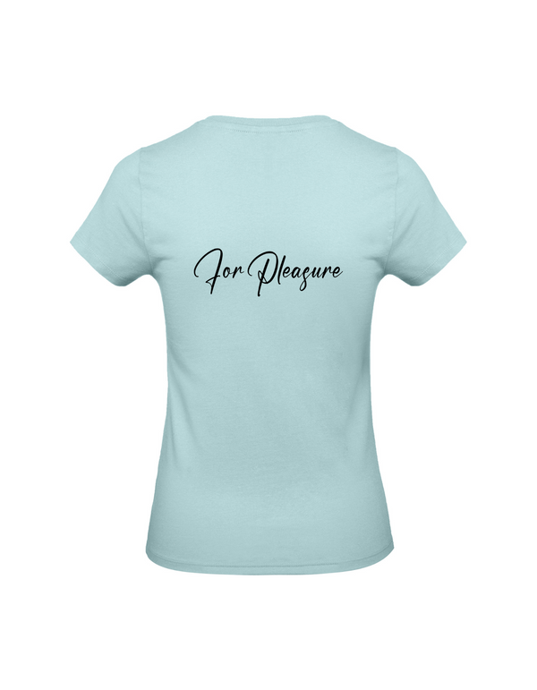 FOR PLEASURE DAMEN T-SHIRT | PERSONALISIERBAR MIT DEINEM EIGENEN PFERDE- ODER TIERNAMEN