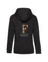 FOR PLEASURE MIT GOLDENEM BUCHSTABEN  DAMEN ZIPPED HOODIE | PERSONALISIERBAR MIT DEINEM EIGENEN PFERDE- ODER TIERNAMEN