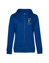 FOR PLEASURE MIT GOLDENEM BUCHSTABEN  DAMEN ZIPPED HOODIE | PERSONALISIERBAR MIT DEINEM EIGENEN PFERDE- ODER TIERNAMEN