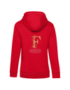 FOR PLEASURE MIT GOLDENEM BUCHSTABEN  DAMEN ZIPPED HOODIE | PERSONALISIERBAR MIT DEINEM EIGENEN PFERDE- ODER TIERNAMEN