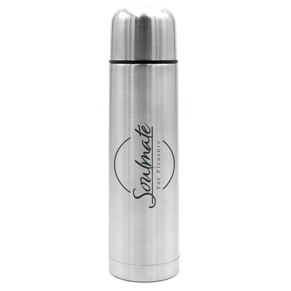 Âme sœur | Thermos argent personnalisable